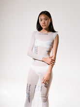 Load image into Gallery viewer, Long Wet Script Dress One-Sleeve
