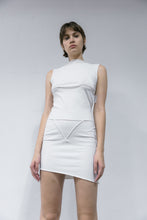 Load image into Gallery viewer, Asymmetric Triangle Underwear Dress Cream
