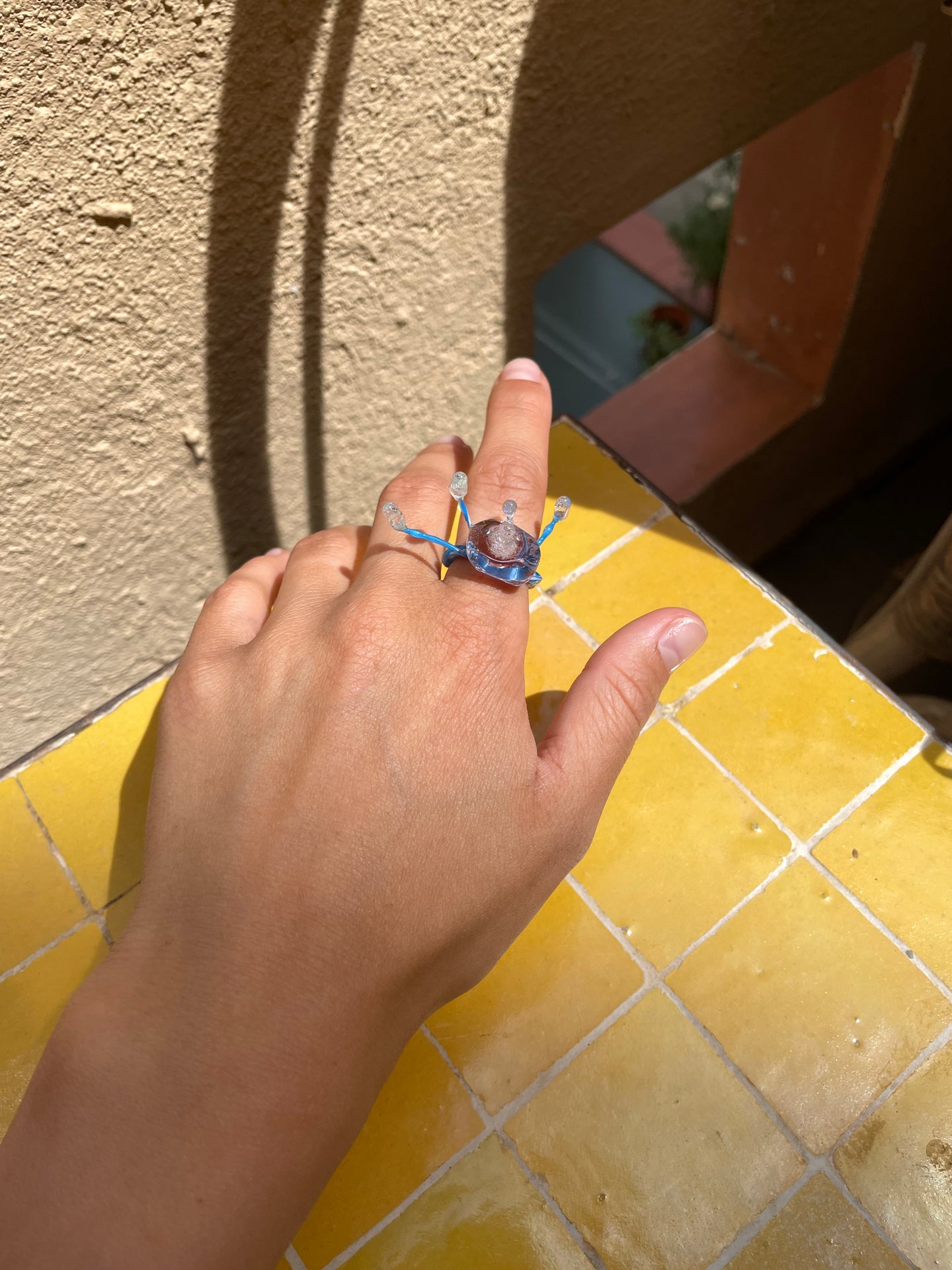 Creature Ring Lilac/Blue
