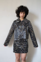 Load image into Gallery viewer, Holographic Python Jacket Grey
