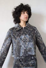 Load image into Gallery viewer, Holographic Python Jacket Grey
