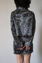 Load image into Gallery viewer, Holographic Python Jacket Grey
