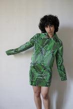 Load image into Gallery viewer, Holographic Python Jacket Green

