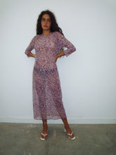 Load image into Gallery viewer, Olas Print Midi Dress
