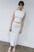 Load image into Gallery viewer, Asymmetric Triangle Briefs Long Skirt Cream
