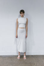 Load image into Gallery viewer, Asymmetric Triangle Briefs Long Skirt Cream
