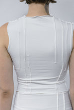 Load image into Gallery viewer, Asymmetric Triangle Bra Top Cream
